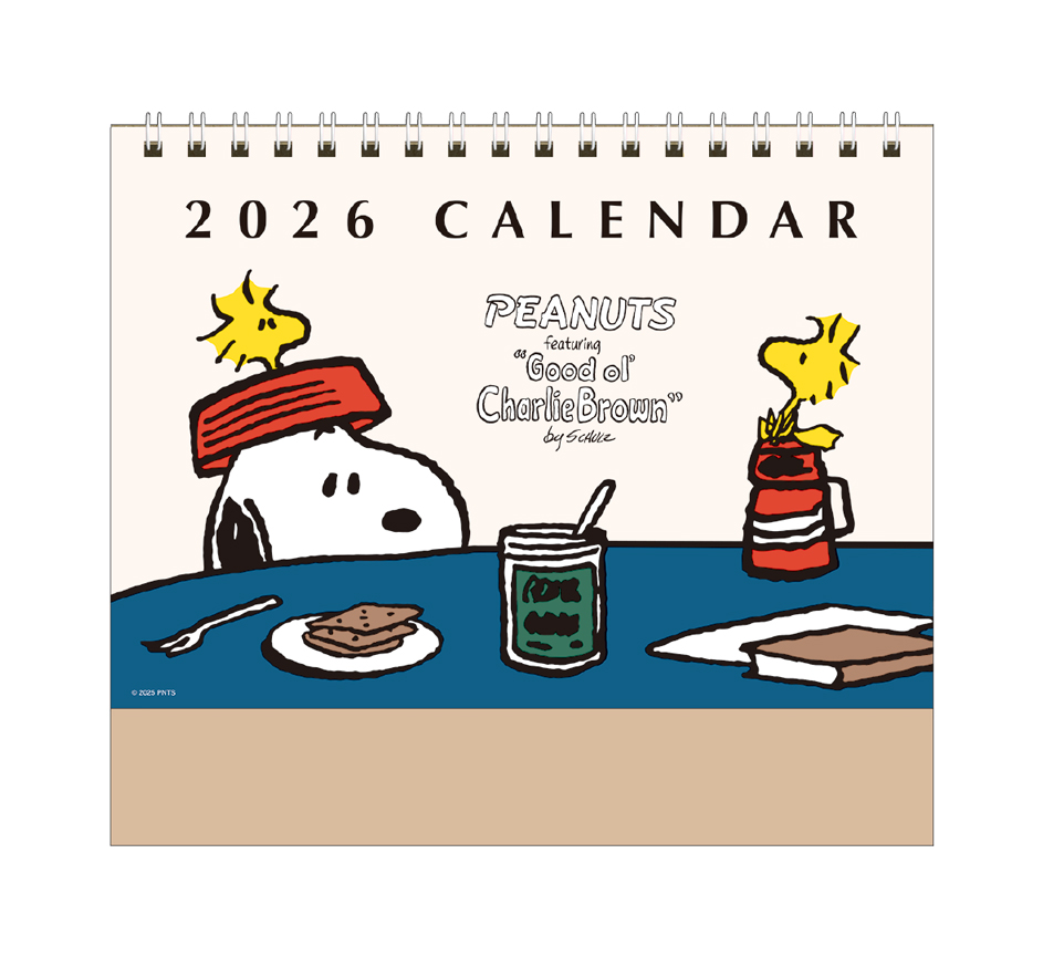 PEANUTS　卓上カレンダー  (180×193×10)